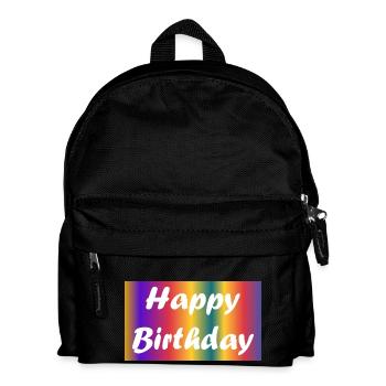 ALLES GUTE ZUM GEBURTSTAG!. ALLES GUTE ZUM GEBURTSTAG!. JAHRESTAG. - Kinder Rucksack - Schwarz - Vorne