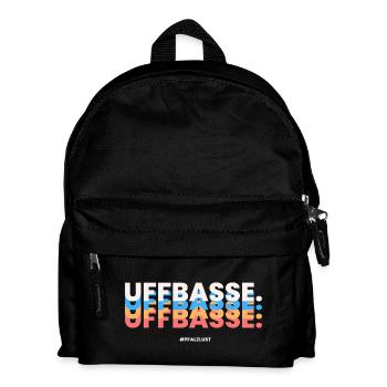 Pfalzlust Uffbasse - Kinder Rucksack - Schwarz - Vorne