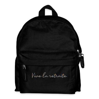 RETRAITE. RETRAITE. RETRAITEE. RETRAITE - Sac à dos Enfant - noir - Devant