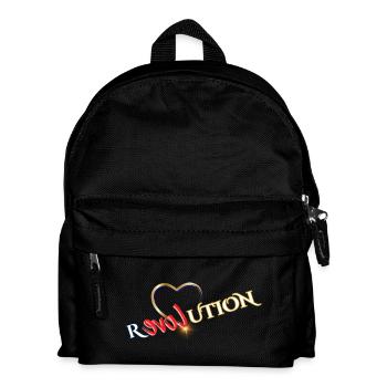 Heart Revolution Solar Flare Graphic - Kids' Backpack - black - Front