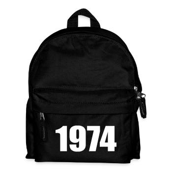 1974 Birthday Template Personalize Design - Kids' Backpack - black - Front