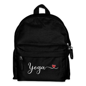 Yoga - Kinder Rucksack - Schwarz - Vorne