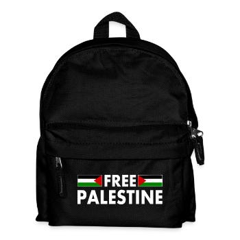 Free palestine - Kinder Rucksack - Schwarz - Vorne