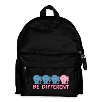 A different elephant - Kids' Backpack - black - Front