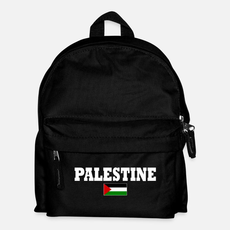 Palestine - Kids' Backpack - black
