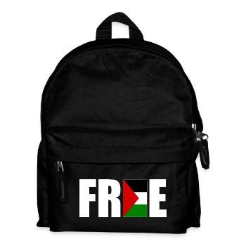 Free palestine - Kinder Rucksack - Schwarz - Vorne