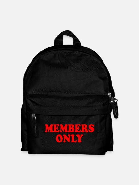 members only - Kinder Rucksack - Schwarz