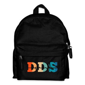 Retro Heartbeat Doctor of Dental Surgery - Kids' Backpack - black - Front