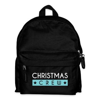 Christmas Crew - Kinder Rucksack - Schwarz - Vorne