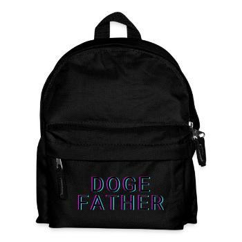 DOGE-VATER - Kinder Rucksack - Schwarz - Vorne