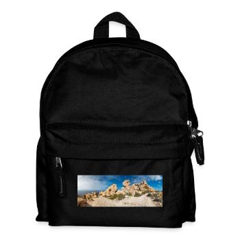 Dingli Felsformation in der Nähe von Dingli Cliffs Malta - Kinder Rucksack - Schwarz - Vorne