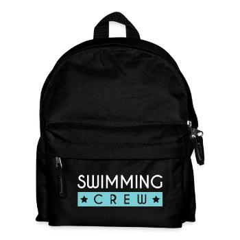 Schwimmen Crew - Kinder Rucksack - Schwarz - Vorne