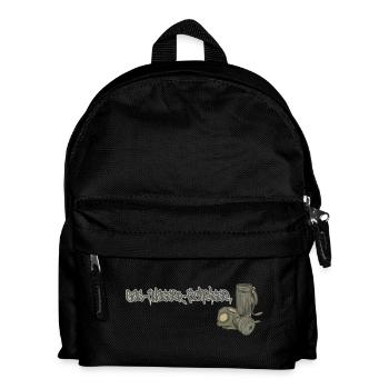 Gas Water Shit // Illustration - Kids' Backpack - black - Front