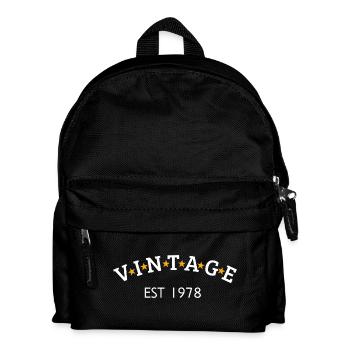 Jahrgang ist 1978 - Kinder Rucksack - Schwarz - Vorne