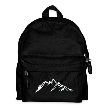 montagnes - Sac à dos Enfant - noir - Devant