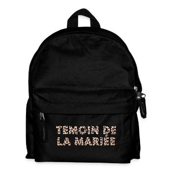 Témoin de La mariée léopard - Sac à dos Enfant - noir - Devant