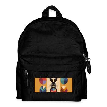 Easter Bunny No.06 - Kids' Backpack - black - Front