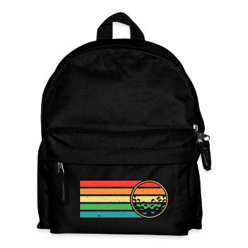 Golf Golf Cadeau Golf Club Sport Golf Trou - Sac à dos Enfant - noir - Devant