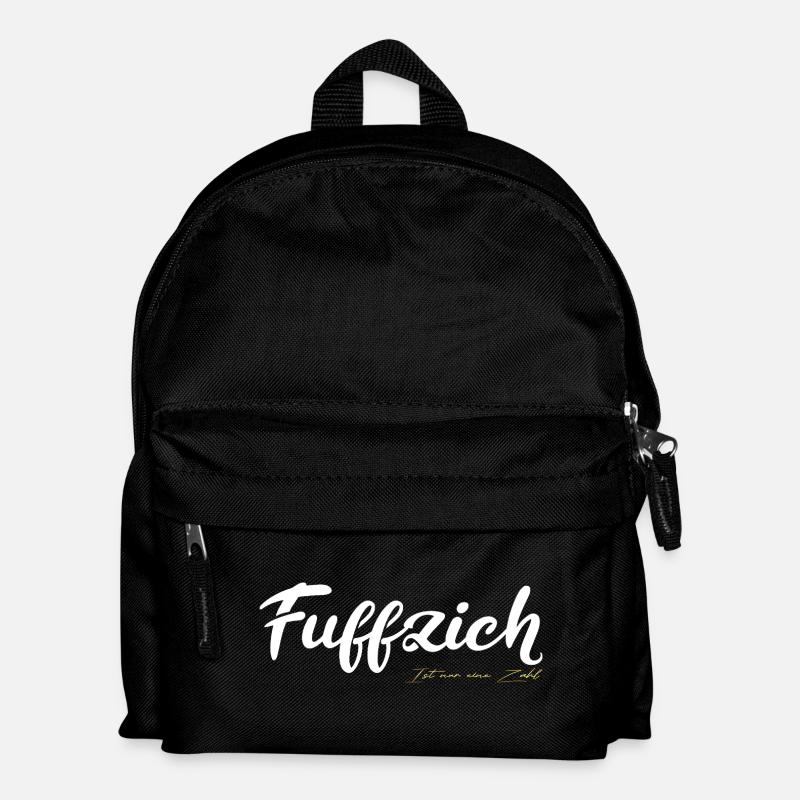 Fuffzich Ist Nur eine Zahl - Kinder Rucksack - Schwarz