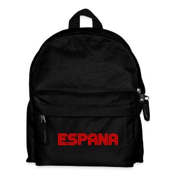 España - Spain - Madrid - Barcelona - Spanish - Kids' Backpack - black - Front