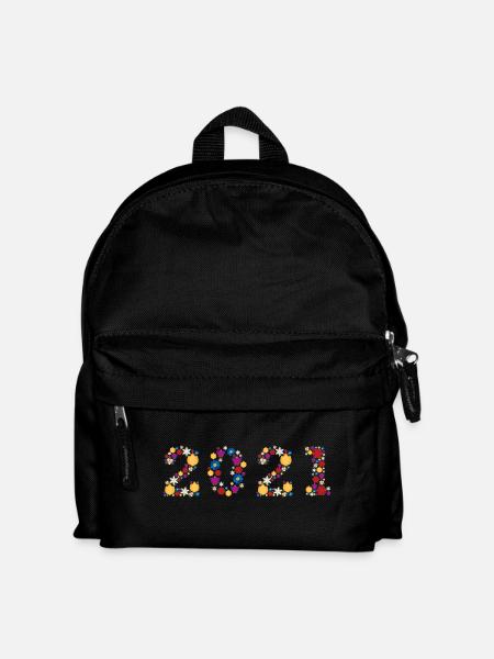 Flowers 2021 - Kids' Backpack - black