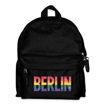 Berlin - Logo de la ville queer cool - Sac à dos Enfant - noir - Devant