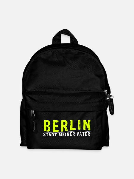 BERLIN - Stadt meiner Väter - Kinder Rucksack - Schwarz