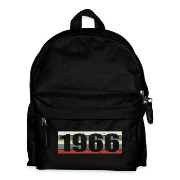 1966 Jahrgang 1966 Geschenk 1966 Geburtstag 1966 - Kinder Rucksack - Schwarz - Vorne