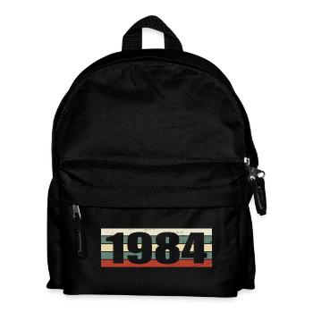 1984 Jahrgang 1984 Geschenk 1984 Geburtstag 1984 - Kinder Rucksack - Schwarz - Vorne