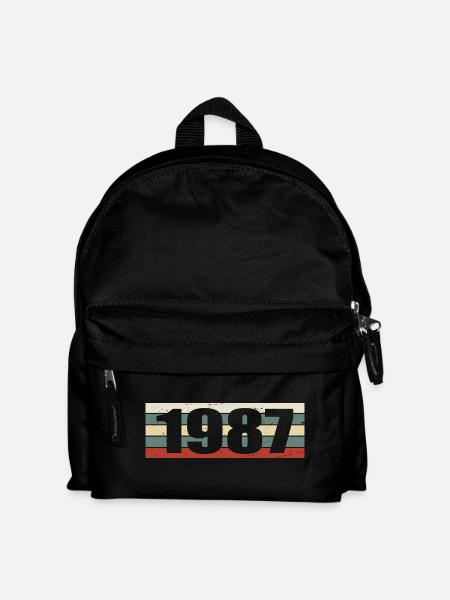 1987 Jahrgang 1987 Geschenk 1987 Geburtstag 1987 - Kinder Rucksack - Schwarz