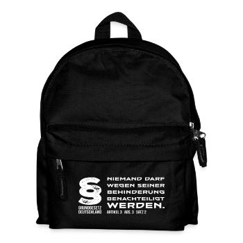 Anti-Discrimination Embassy - Kids' Backpack - black - Front