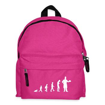 Evolution from baby to chef / restaurant - Kids' Backpack - fuchsia - Front