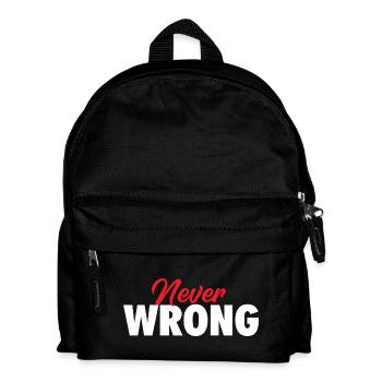 Never Wrong Paaren Zusammenpassen Lustiger Valentinstag - Kinder Rucksack - Schwarz - Vorne