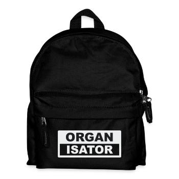 Organisator Typo-Kontrast - Kinder Rucksack - Schwarz - Vorne