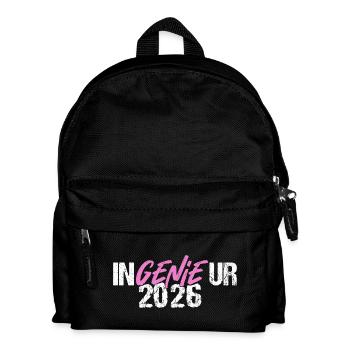 Remise des diplômes Engineer Genie 2026 - Sac à dos Enfant - noir - Devant