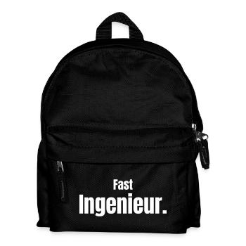 Almost an engineer - Kids' Backpack - black - Front