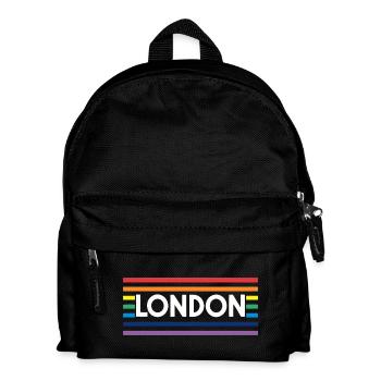 LONDON Urban Rainbow - Kids' Backpack - black - Front