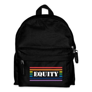 Fairness Rainbow Lettering - Kids' Backpack - black - Front