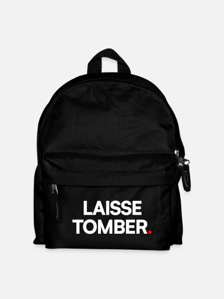 Lass es fallen - Kinder Rucksack - Schwarz