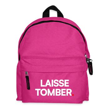 Lass es fallen - Kinder Rucksack - Fuchsia - Vorne