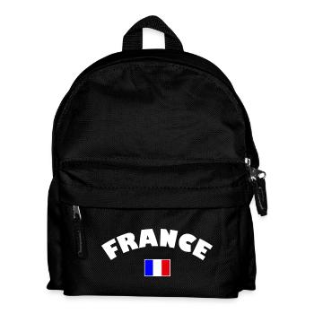France drapeau français - Sac à dos Enfant - noir - Devant
