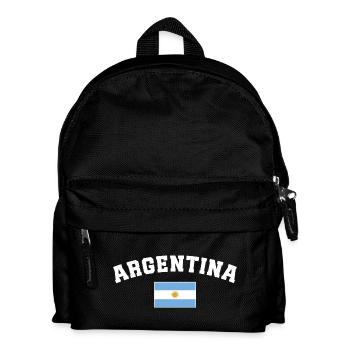 Flagge von Argentinien Argentinien - Kinder Rucksack - Schwarz - Vorne