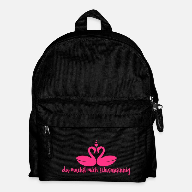 schwansinnig - Kinder Rucksack - Schwarz