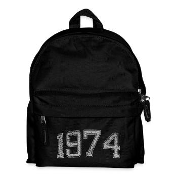 1974 Jahrgang - Kinder Rucksack - Schwarz - Vorne