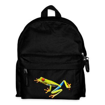 red eye frog frosch - Kinder Rucksack - Schwarz - Vorne