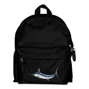 Blue Marlin - marlin bleu - Espadon - Poisson - Sac à dos Enfant - noir - Devant