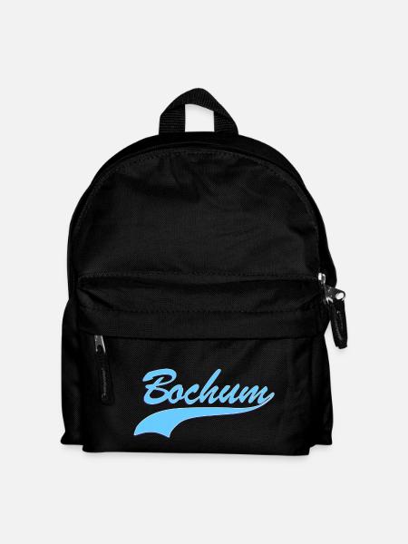 Bochum Retro Schriftzug - Kinder Rucksack - Schwarz