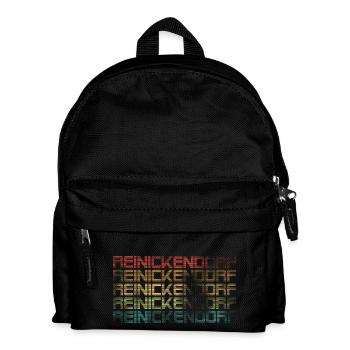 Berlin Reinickendorf - Used Look - Kinder Rucksack - Schwarz - Vorne