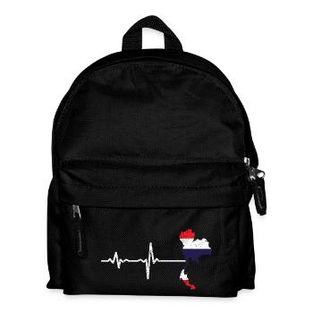 Heartbeat Thailand Geschenk - Kinder Rucksack - Schwarz - Vorne