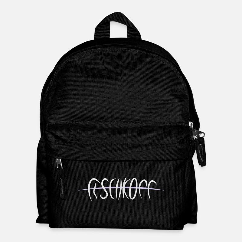 Fischkopf - Kinder Rucksack - Schwarz